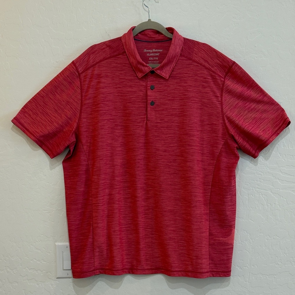 Tommy Bahama Vibrant Red Men's Polo Shirt